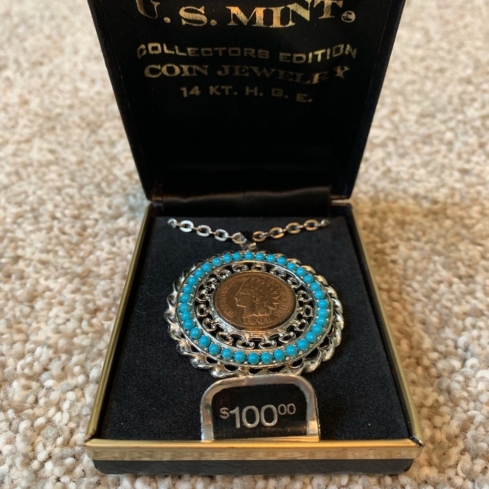US Mint Collectors Jewelry Indian Head Penny